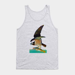 John J. Audubons Fishing eagle Tank Top